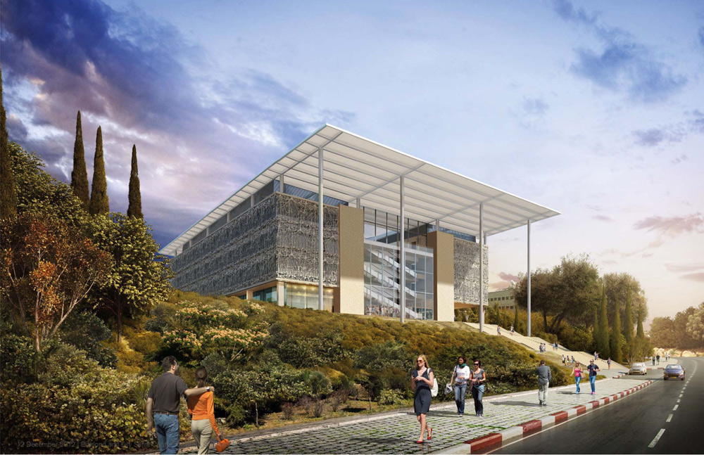 בניין מדעי המח האוניברסיטה העברית פוסטר מרכז אדמונדו לילי ספרא למדעי המח