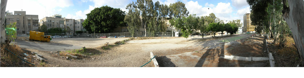 לשימוש הכתבה גינת קרית ספר לפני השיפוץ
