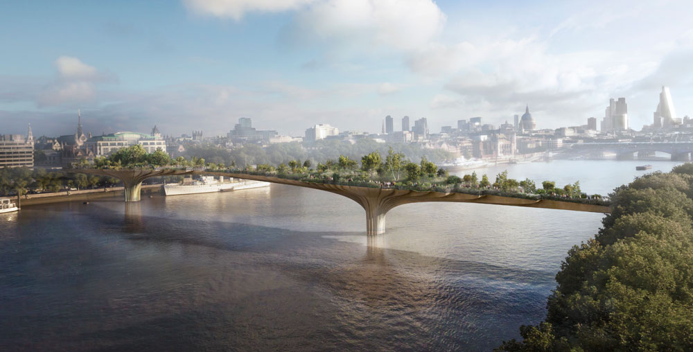 GARDEN BRIDGE  לונדון תומס הד'רוויק