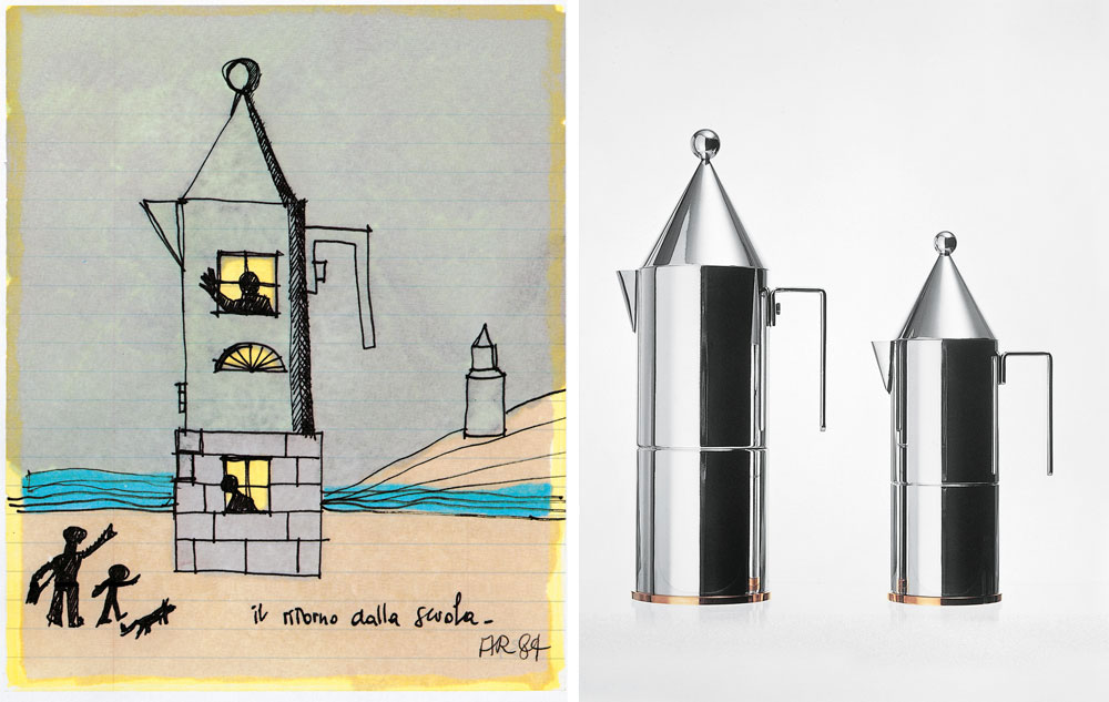 אלסי alessi תערוכה Aldo Rossi