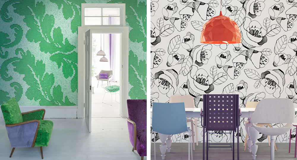 פרחוני אביב 2015 חזי בנק wall and paper