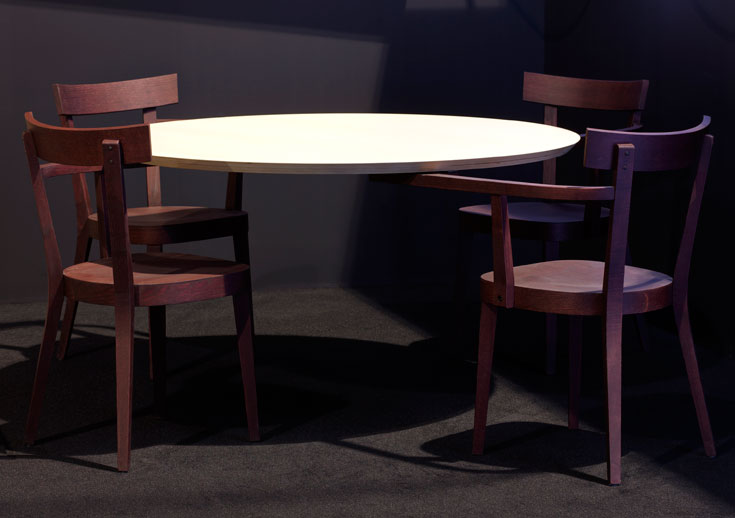 שולחן מרחף אינגו מאורר Established sons מילאנו 2012