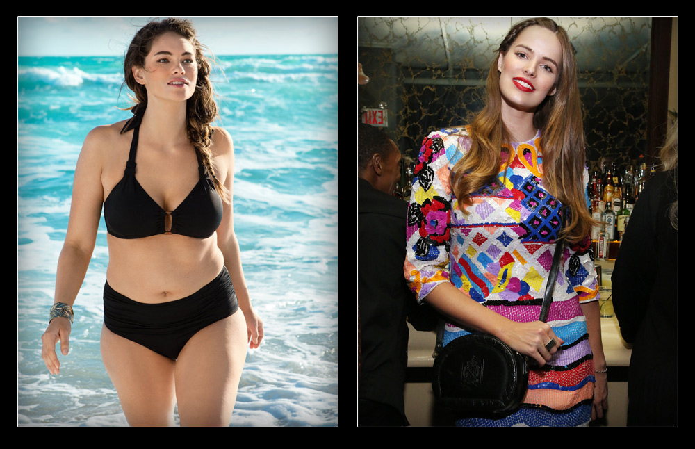 דוגמניות מלאות מידות גדולות ג'ני ראנק רובין לאוולי