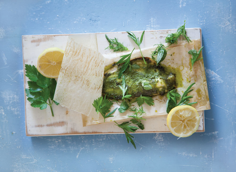 דג אפוי במעטפה