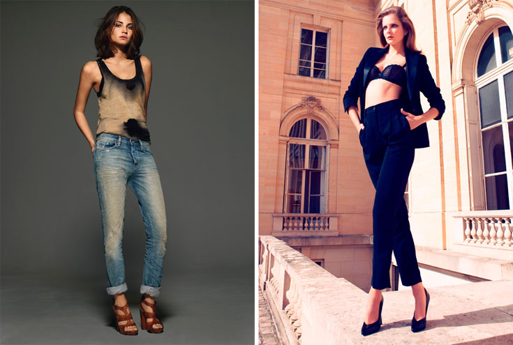 חזייה מבית Chantelle, ג'ק קובה (מימין) ומכנסי ג'ינס של דיזל בפקטורי 54. מה כדאי לקנות בארץ ומה יותר משתלם לקנות בחו השוואת מחירים ישראל דיוטי פרי חו''ל ג'ק קובה