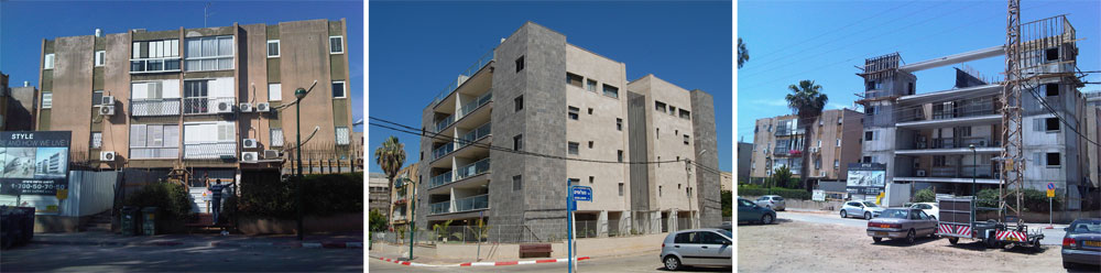 תמ''א 38 בית האדריכל דרור רימוק רחוב האילנות בבניה