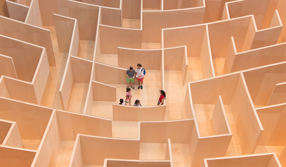 The BIG Maze מבוך במוזיאון ביג