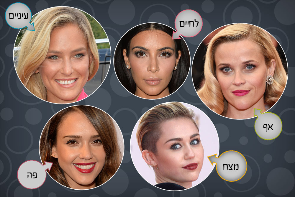 קחו דוגמה מהמפורסמות: איך מצלילים איזורים שונים בפנים? (ההסברים בגוף הכתבה) איפור מחטב סלבס