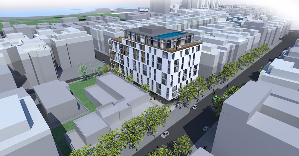 מלון מגורים משטרת דיזנגוף רחוב מוצקין תל אביב