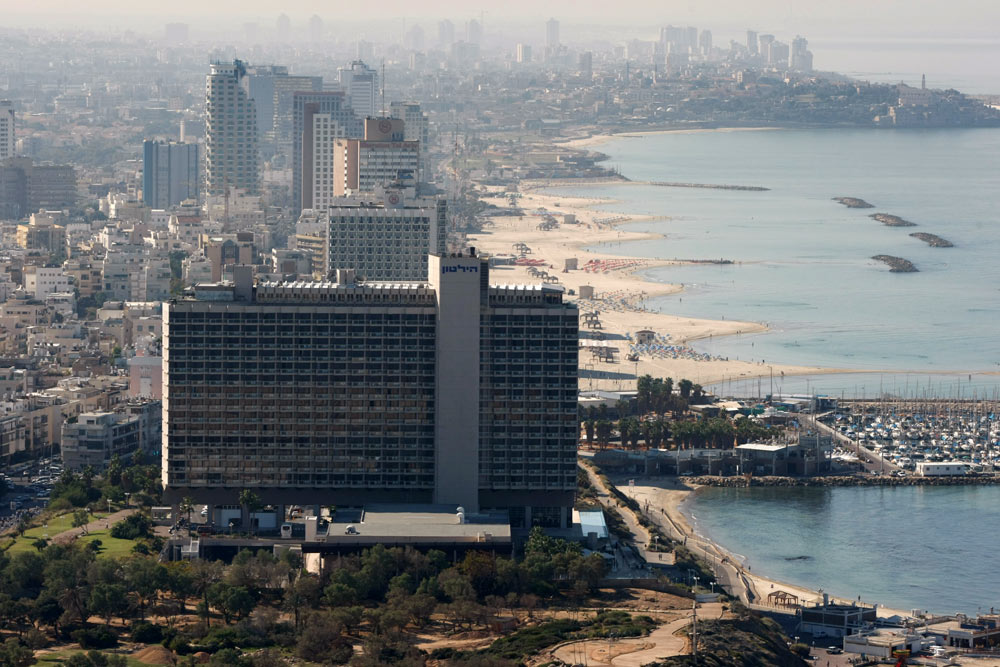 מבנים ממוגנים מלון הילטון תל אביב