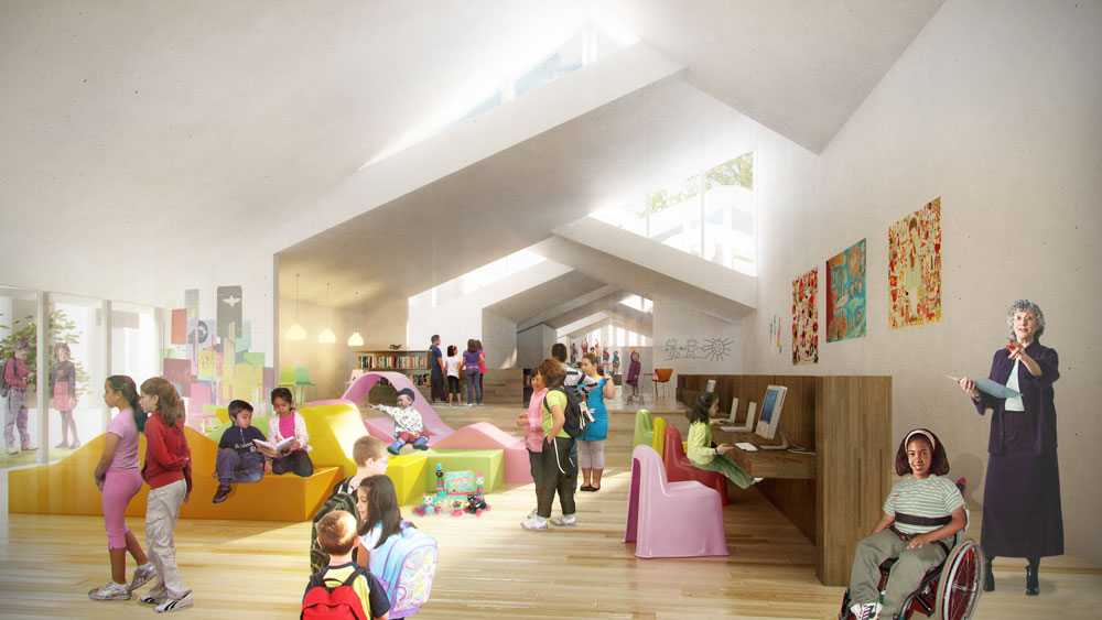 בית ספר דנמרק villhelmsro skole big architects