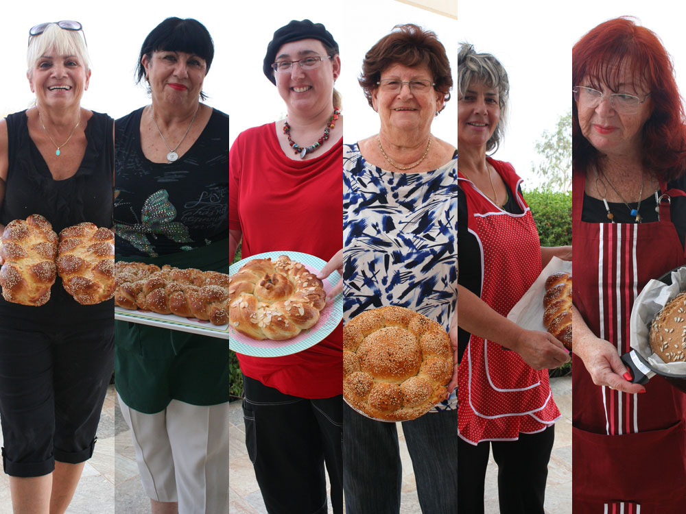 לשימוש בכתבה בלבד נשים אופות חלות סיר לשבת