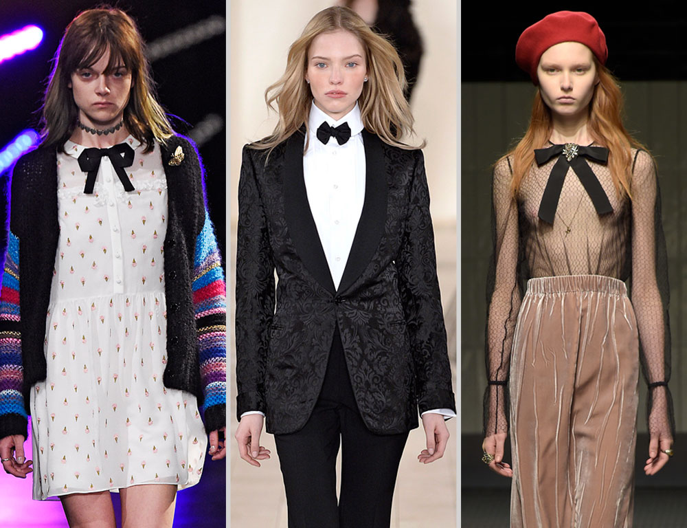 לשימוש המגזינים בלבד גו סטייל פפיונים גוצ'י