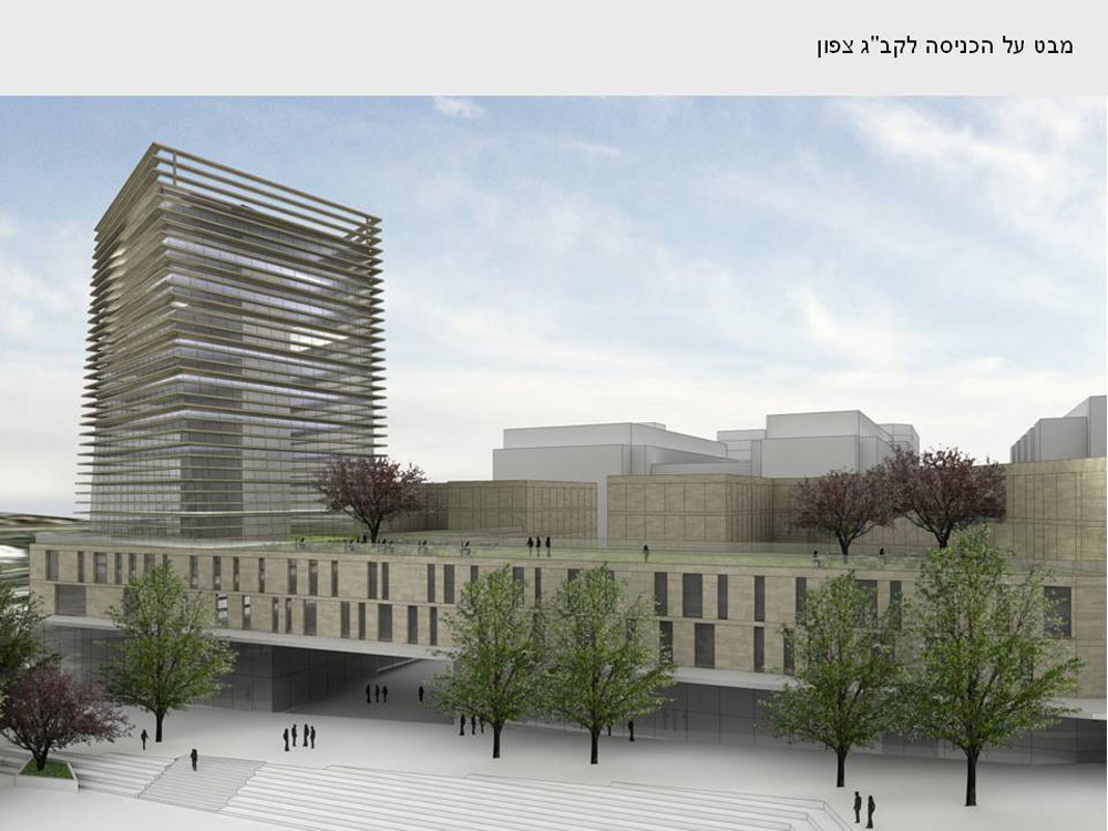 קרית בן גוריון, שהיא חלק מקרית הלאום, תתעבה ב-250 אלף מ''ר. בניין ראשון כבר נמצא בהקמה כניסה חדשה לירושלים קרית הלאום