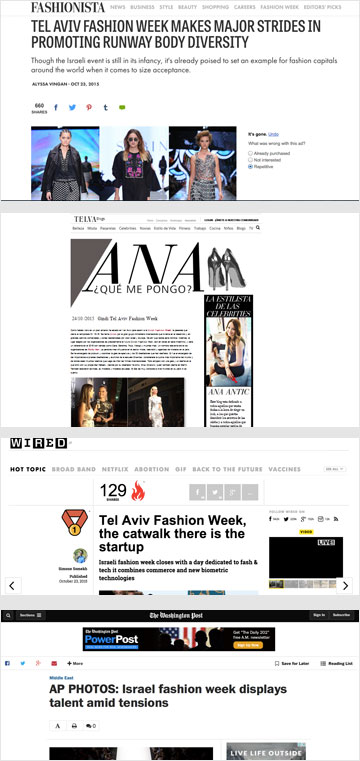 מתוך fashionista.com ,telva.com ,wired.it ,washingtonpost.com מתוך fashionista.com ,telva.com ,wired.it ,washingtonpost.com