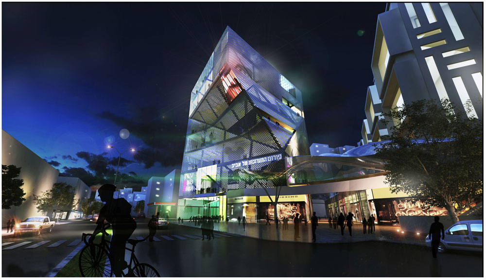 הצעה לחלל תערוכות במתחם גינדי תל אביב מן שנער