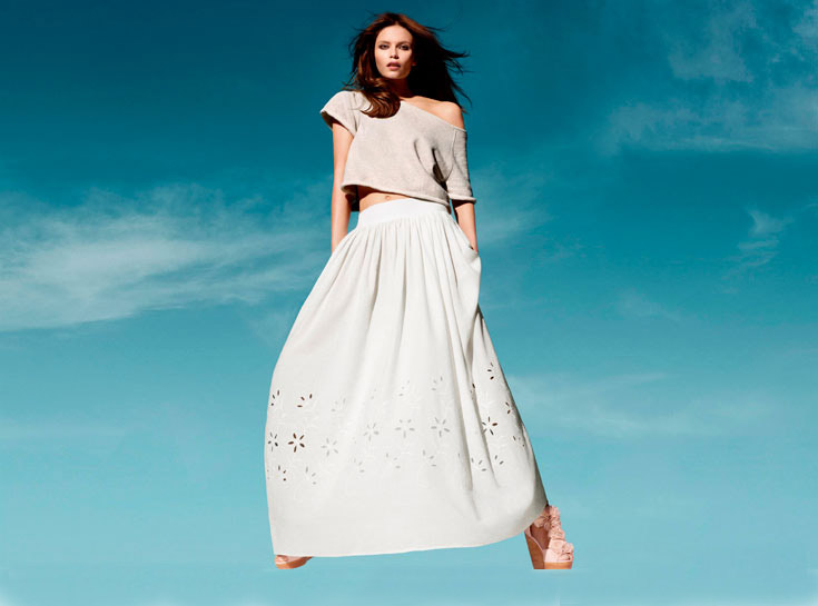 The Concious Collection. קולקציית המתחשבים בסביבה h&m קיץ 2011 בגדים לבנים