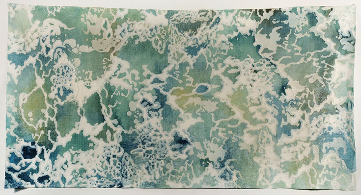 מלח הארץ הדפס טקסטיל ים המלח יעל הרניק גל קלימן 