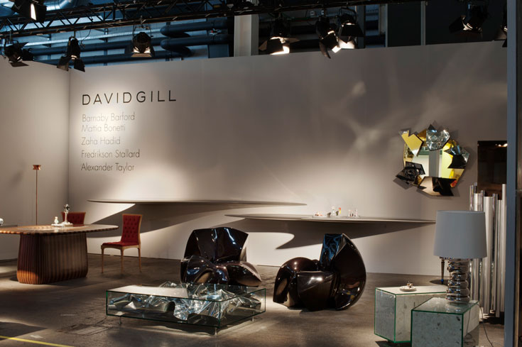 מדפים זהה חדיד גלריה דיוויד גיל לונדון ארט באזל ארט בזל 