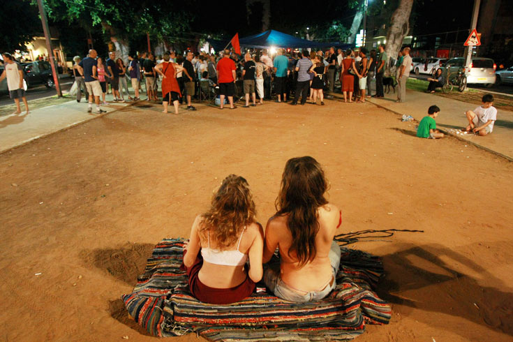 וכך זה נראה בימי המחאה מחאת הנדל''ן מחאת נדלן רוטשילד עיר אוהלים עיר האוהלים
