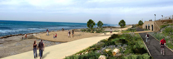 הדמיות פארק שקמונה חיפה גרינשטיין הר-גיל