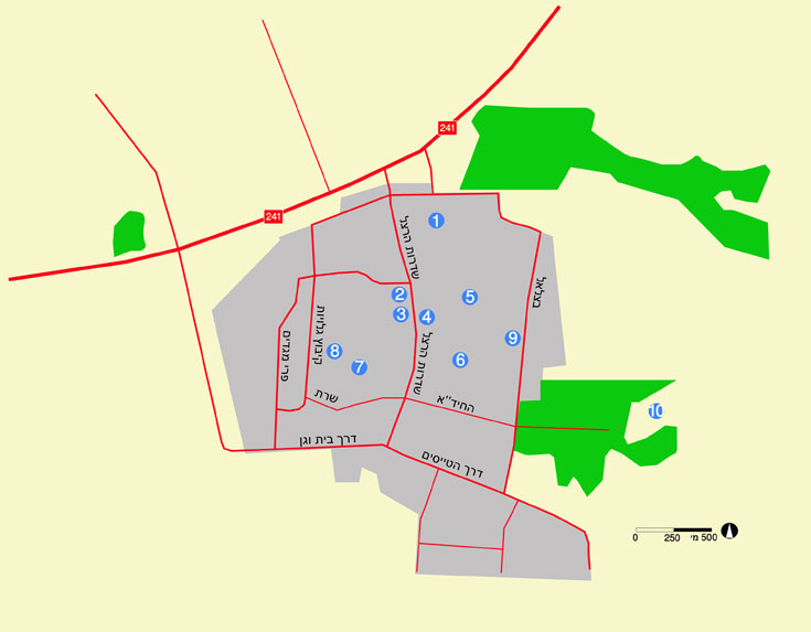 לשימוש אדריכלות בלבד מפת אופקים