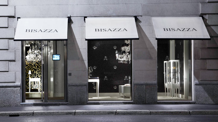 חנות הדגל של המותג, במילאנו רוזלה ביזאצה Rossella Bisazza קולקציית חיימה חיון חנות הדגל במילאנו
