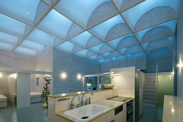 בית אור יום מתחת לאדמה יפן