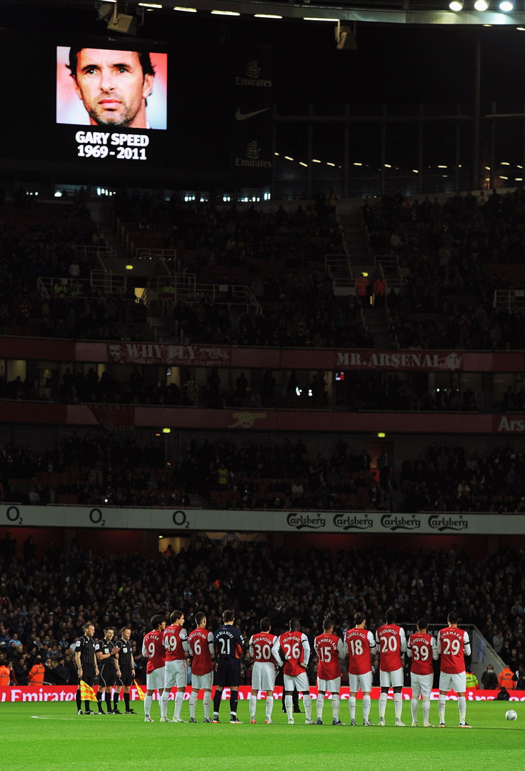 גארי ספיד כדורגלן אנגלי מנצ'סטר סיטי ארסנל ערב הוקרה