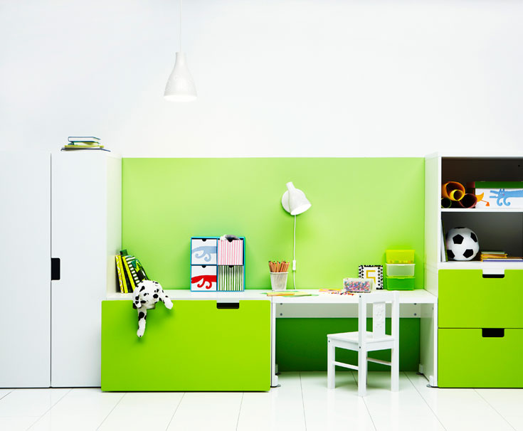 איקאה חדרי ילדים שרפרף אחסון