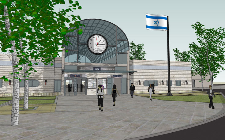 הדמיות תחנת רכבת נתיבות