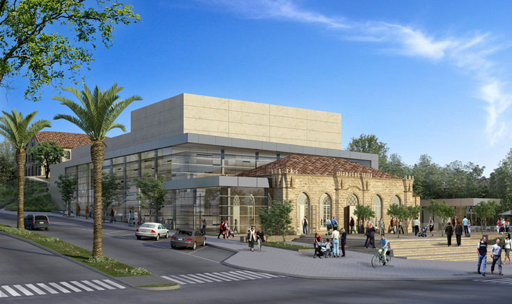 בית תרבות רחובות בית העם רחובות הדמיה
